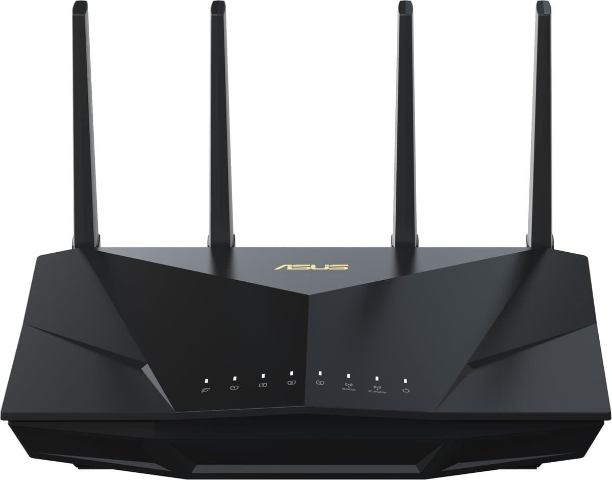 ASUS RT-AX5400 draadloze router Gigabit Ethernet dual-band (2.4 GHz / 5 GHz) zwart