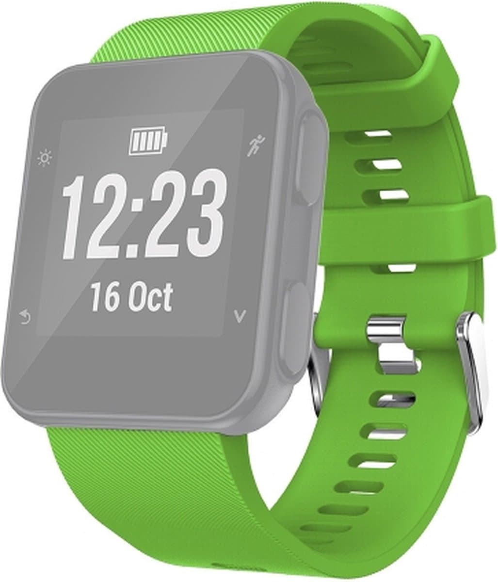 Siliconen sport polsband voor Garmin Foreruuner 35 (groen)