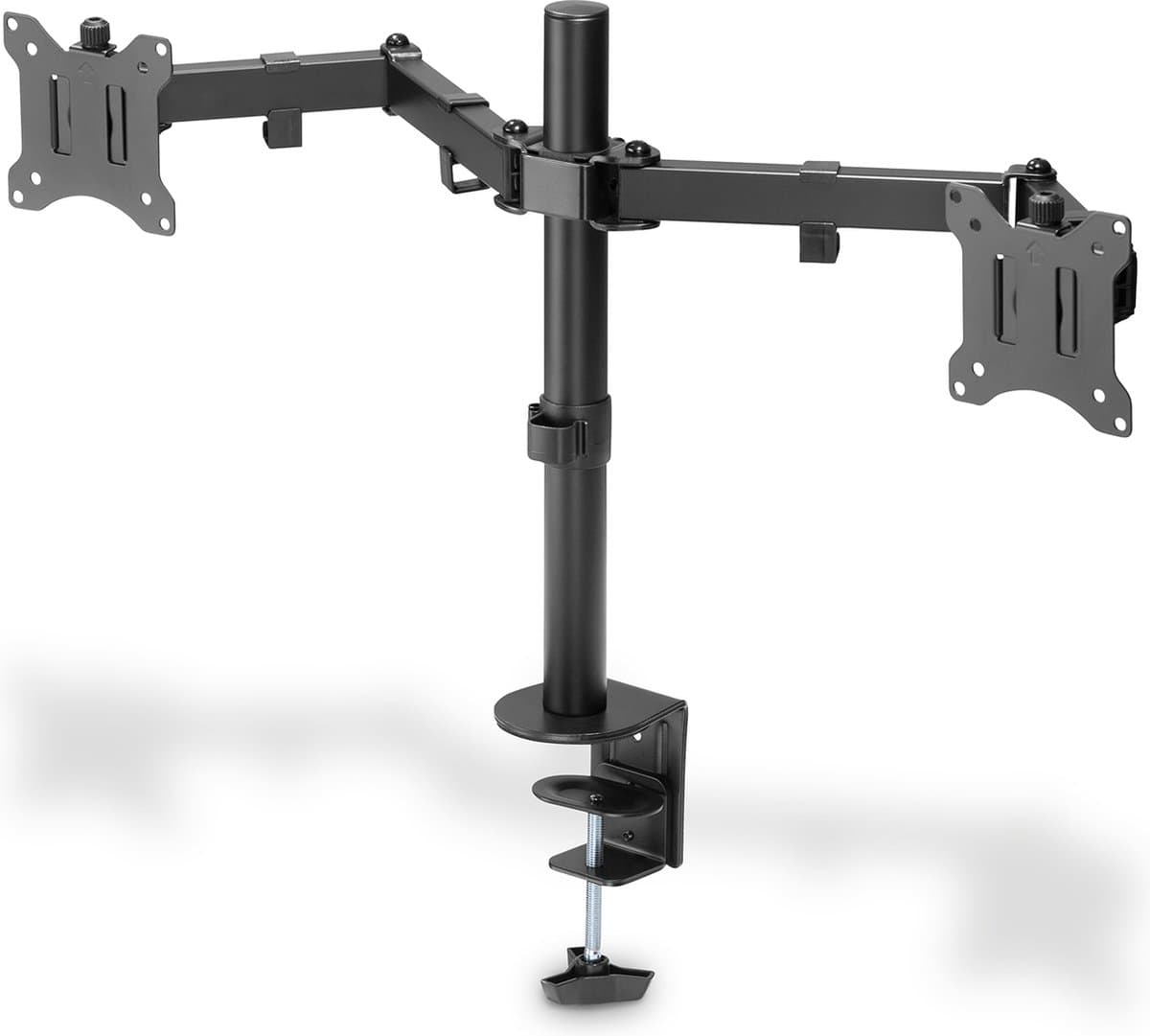 Schermtafel Support Digitus DIGITUS Soporte de monitor universal doble con fijación a presión