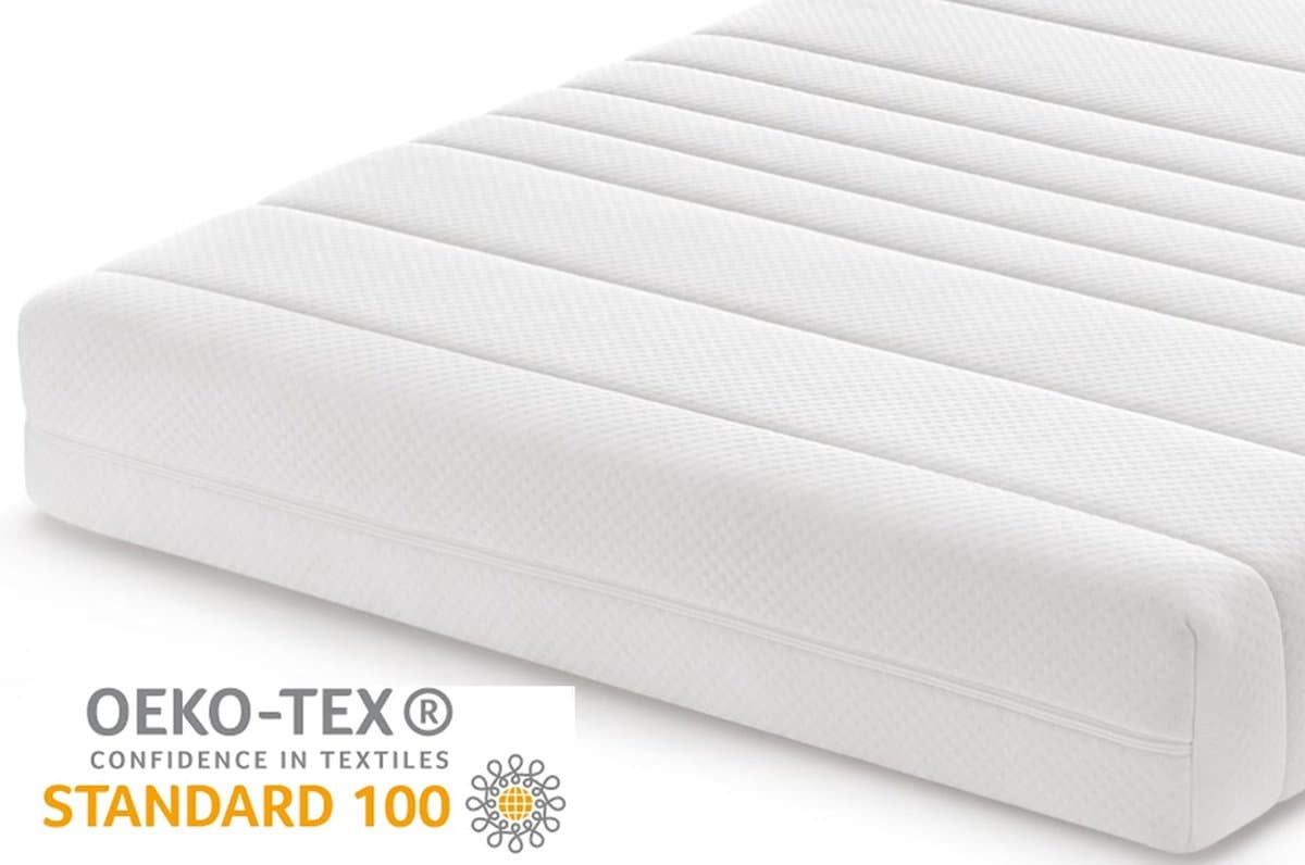 Pocketveer matras Bamboo HR 90x200 circa 25 cm