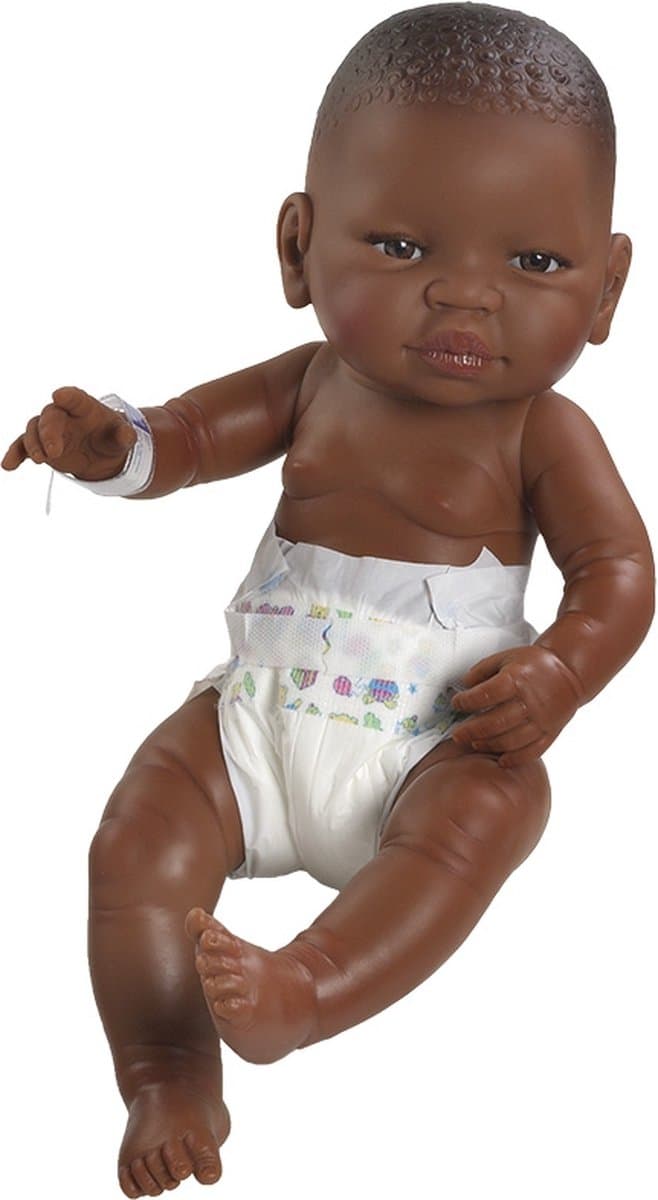 Paola Reina Babypop Jongen Met Luier 45 Cm