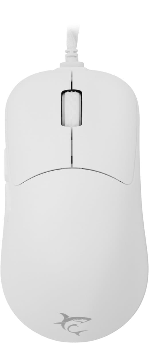 Witte Shark - GRAPHENE-W - Gaming Muis - Wit