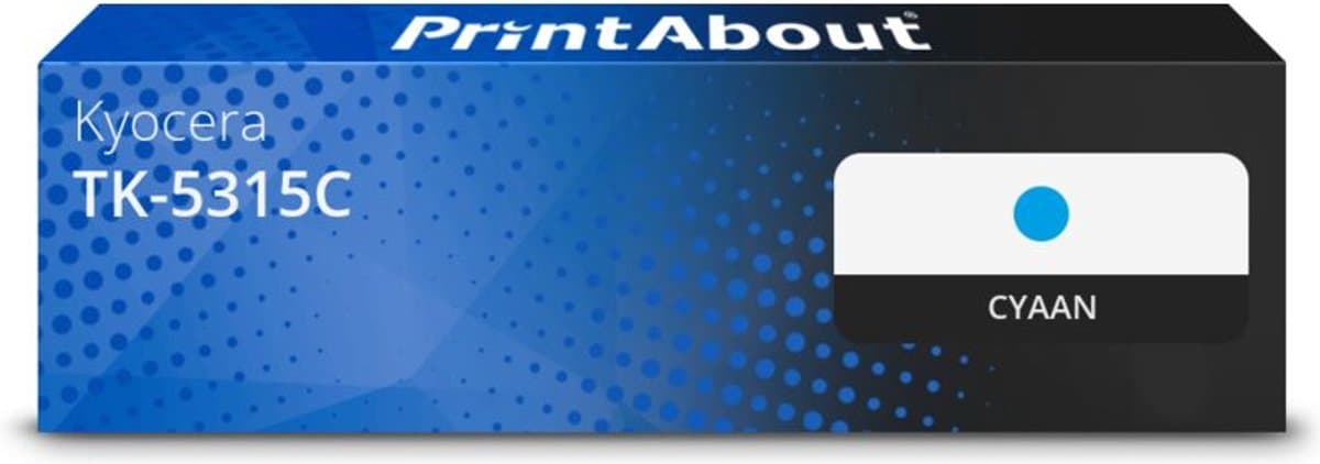 PrintAbout huismerk Toner TK-5315C Cyaan geschikt voor Kyocera
