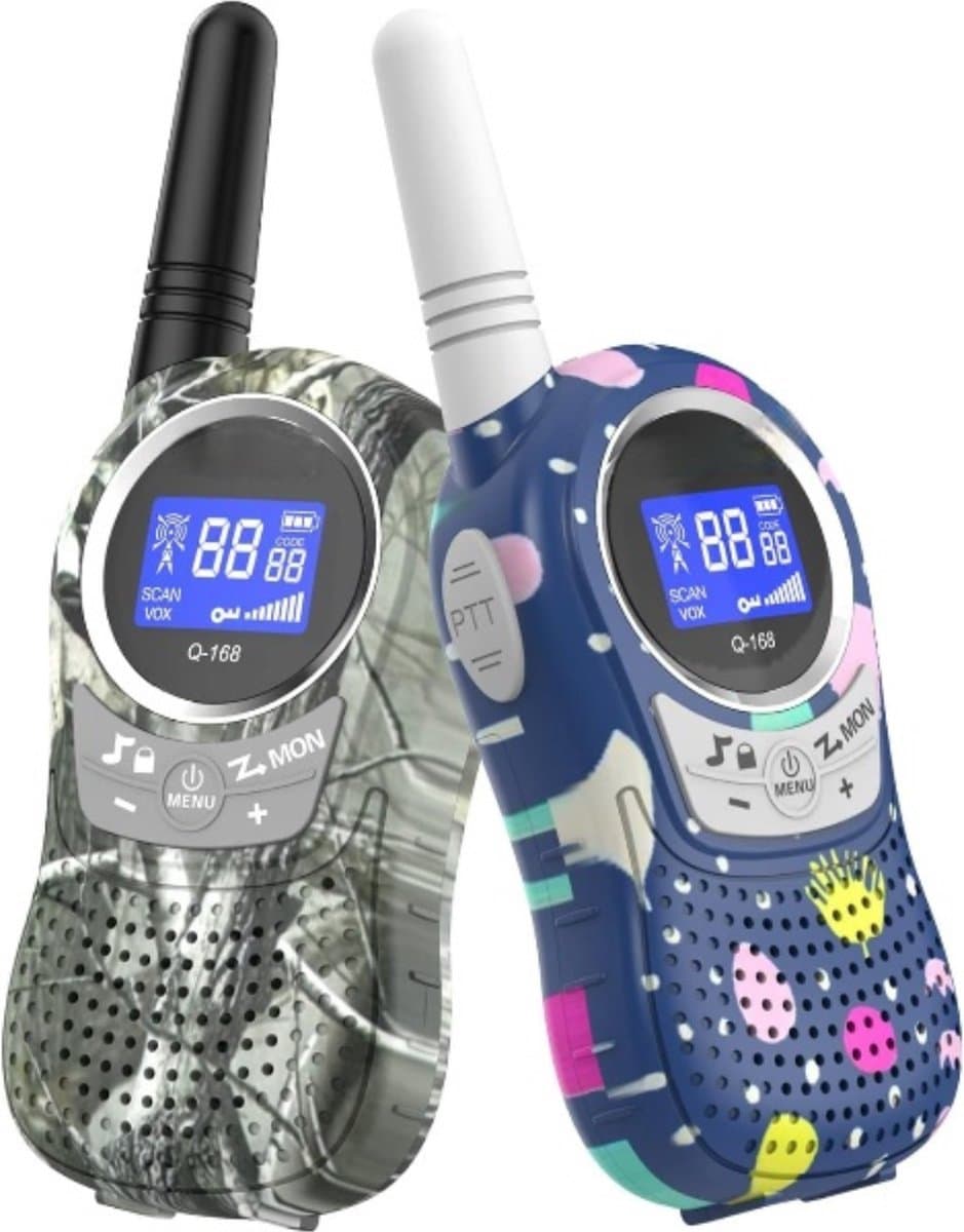 Velox Walkie Talkie Oplaadbaar - Walkie Talkie Kinderen - Walkie Talkie Met Oplader - Walkie Talkie Kinderen Oplaadbaar - Walkie Talkie Oplaadbaar Kinderen