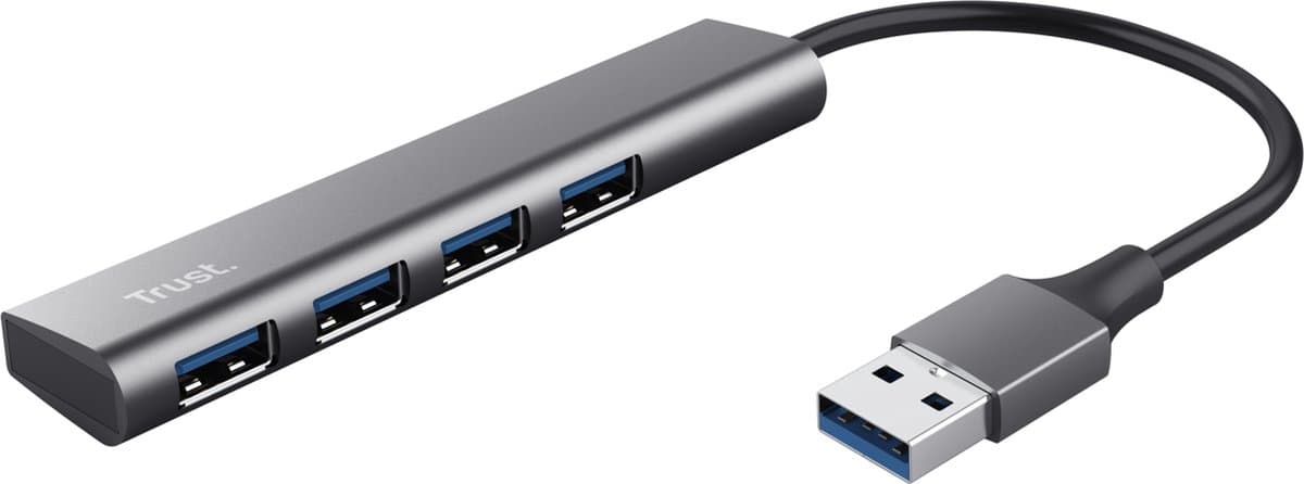 Trust Halyx 4-Poorts USB A 3.2 Gen 1-hub