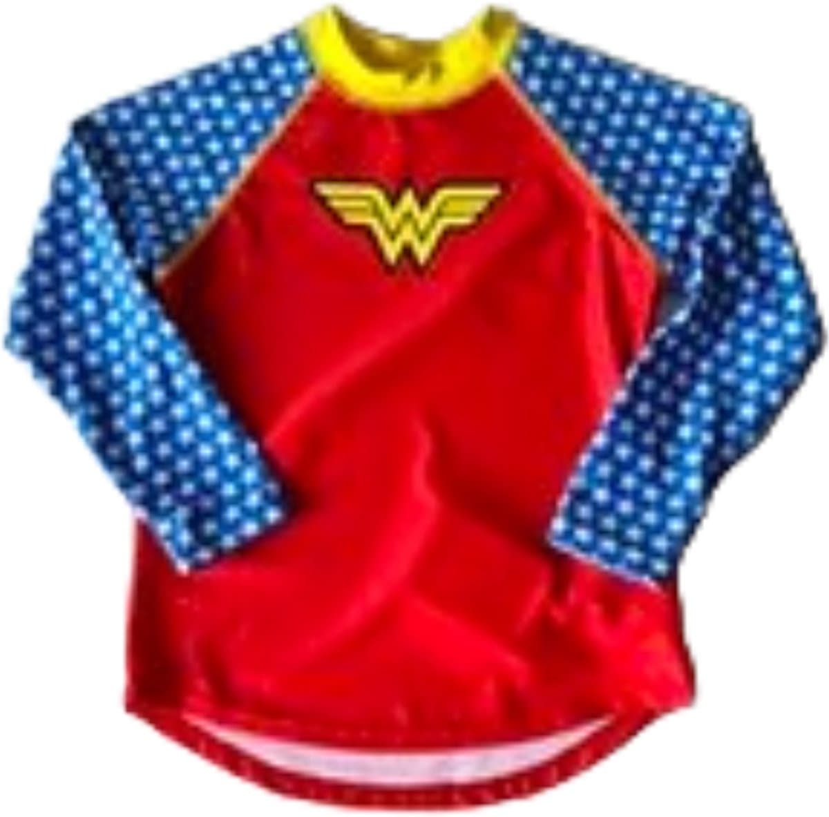 Zoggs - zwemtshirt - wonderwoman - 4-5jaar - lange mouwen