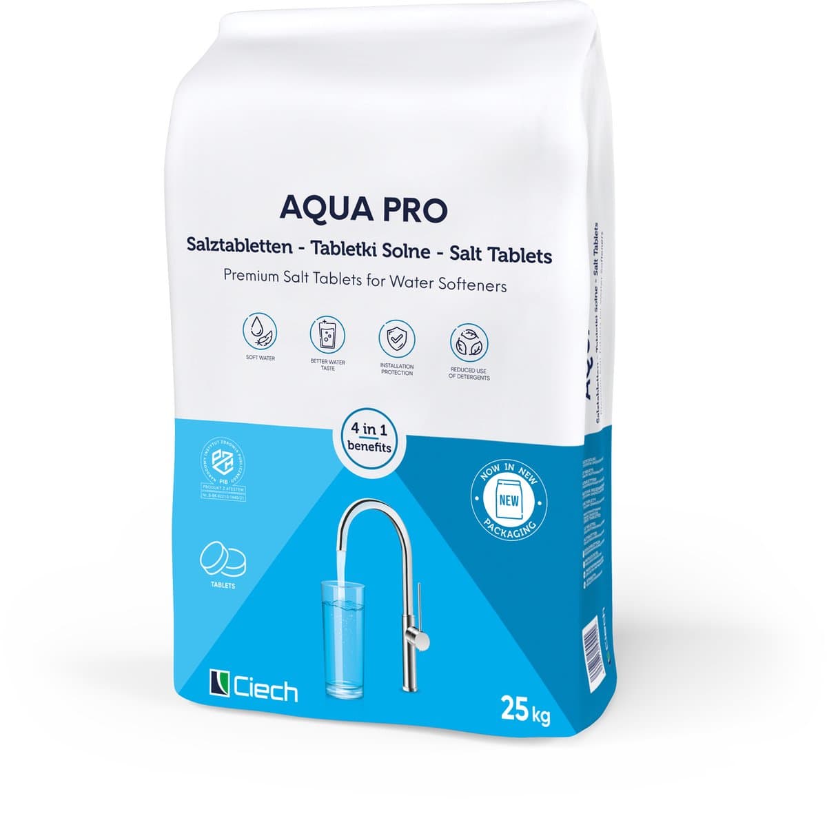 Aqua Pro zouttabletten 25kg / 6 zakken
