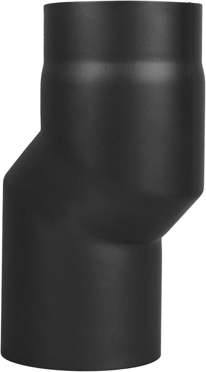 Rookpijp kachelpijp Verzetboog 40 mm Ø 150 mm Zwart