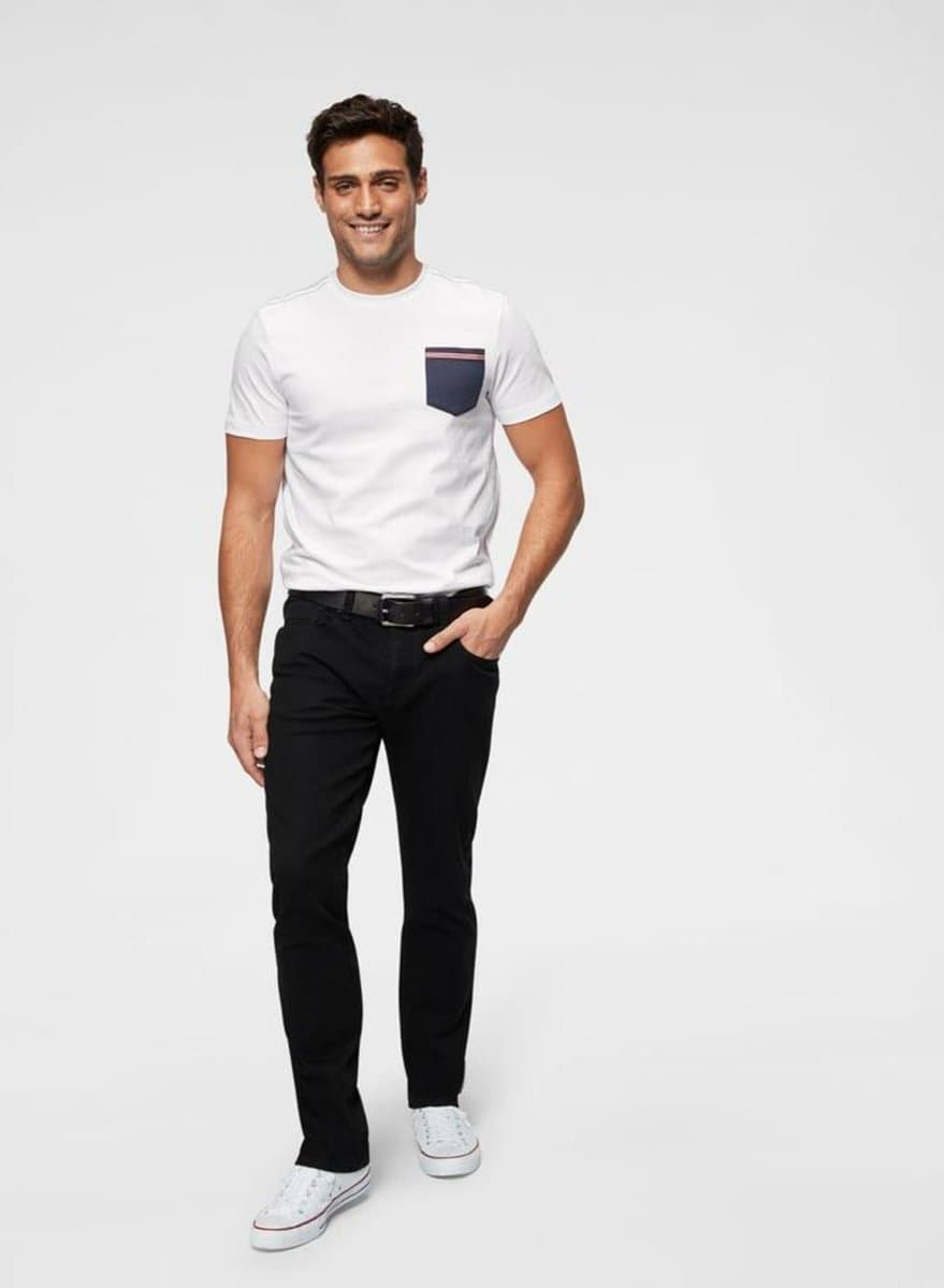 camel active Regular Fit 5-Pocket Jeans Forever Black - Maat menswear-31/32 - Zwart