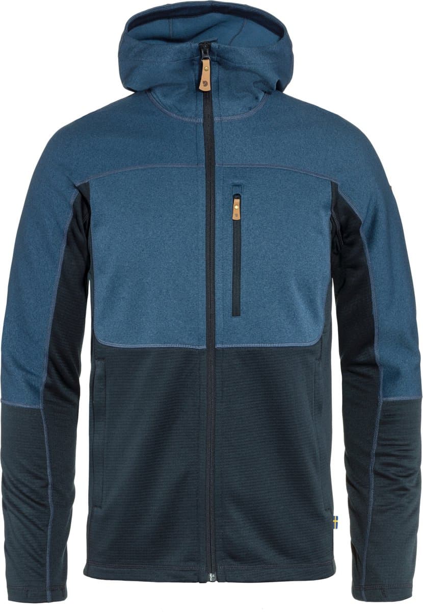 Fjallraven Abisko Trail Fleece Heren Outdoorvest - Indigo Blue - Dark Navy - Maat L