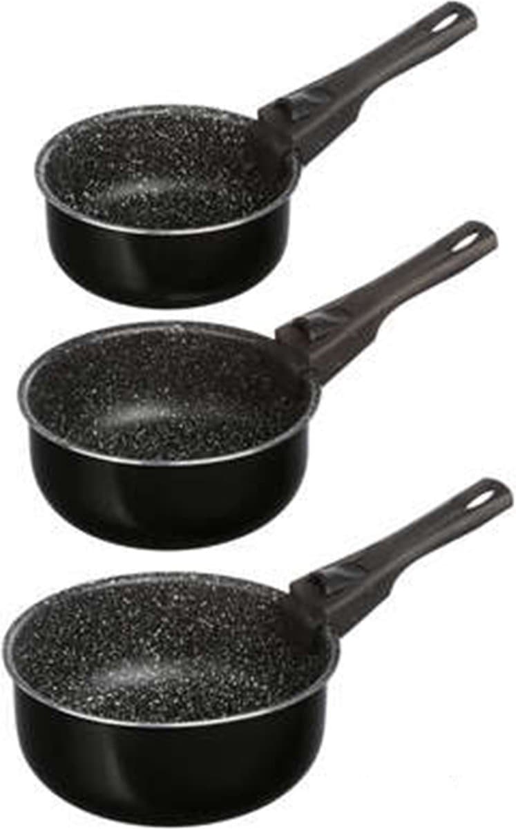 5five Aluminium Kookpan Set - 16 cm, 18 cm, 20 cm