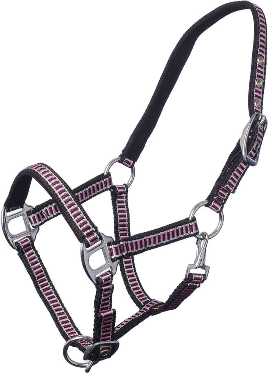 MHS Halster Shine Bright Pony Zwart / Roze