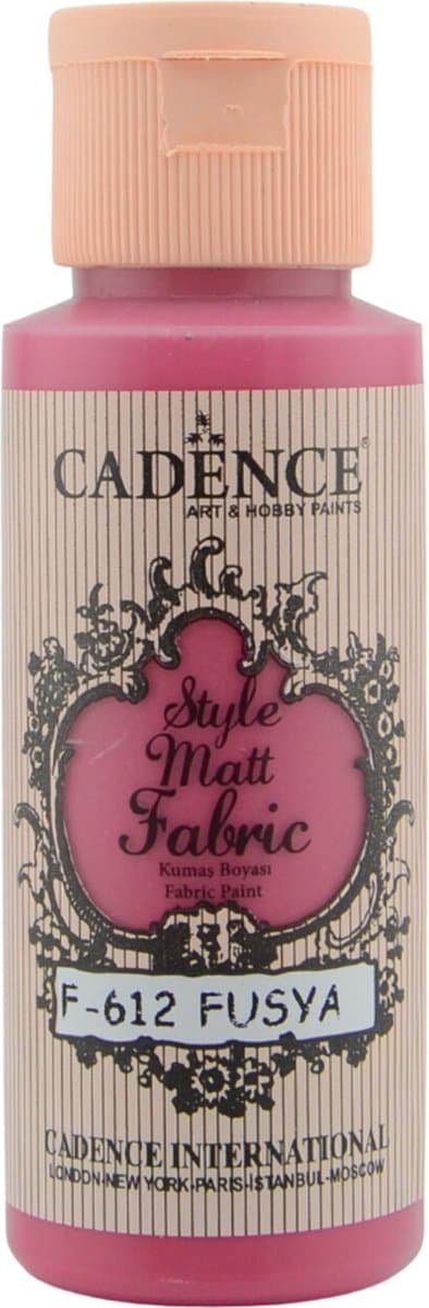 Cadence Style Mat Textielverf 59 ml Fuchsia