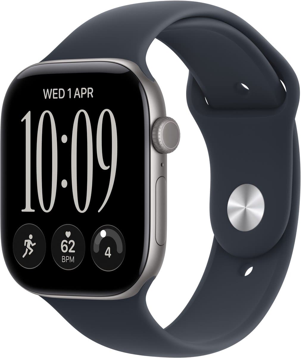 Apple Watch Series 12 Cellular 42mm Grijs Sportband S/M