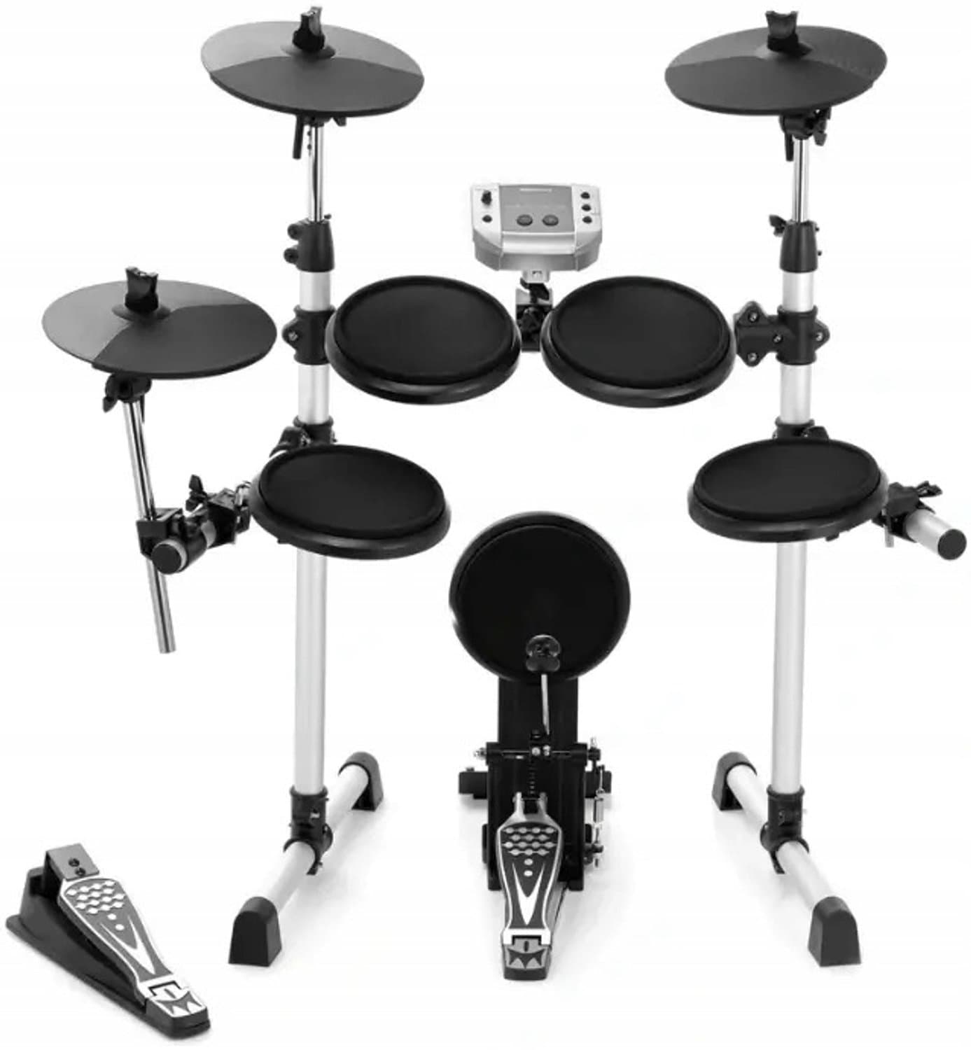 Elektronisch drumstel met mesh heads, compact en veelzijdig