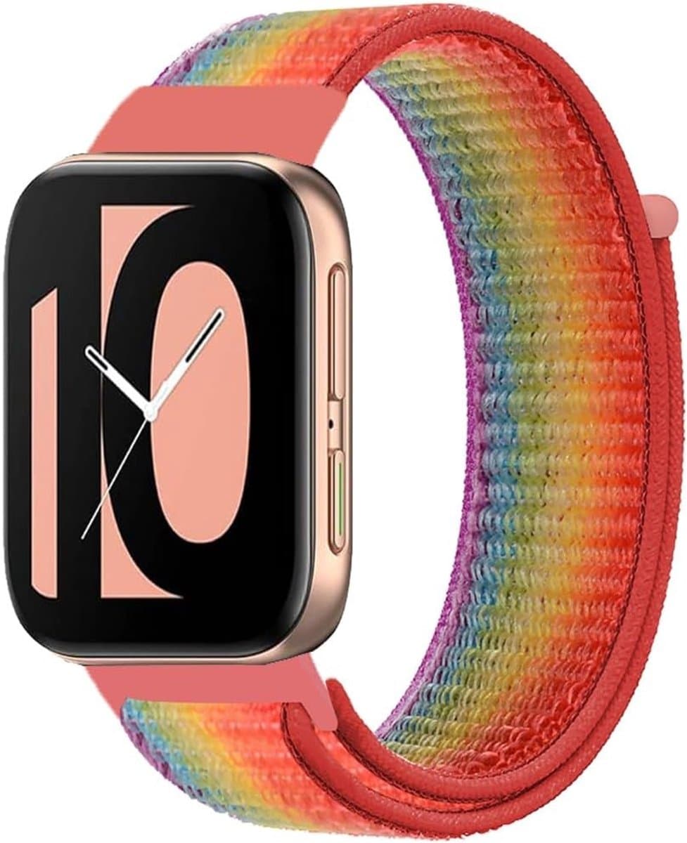 Ademend Sport Armband voor 41mm Smartwatch, Nylon Vervangband, Comfortabele Horlogeband voor Actieve Lifestyle