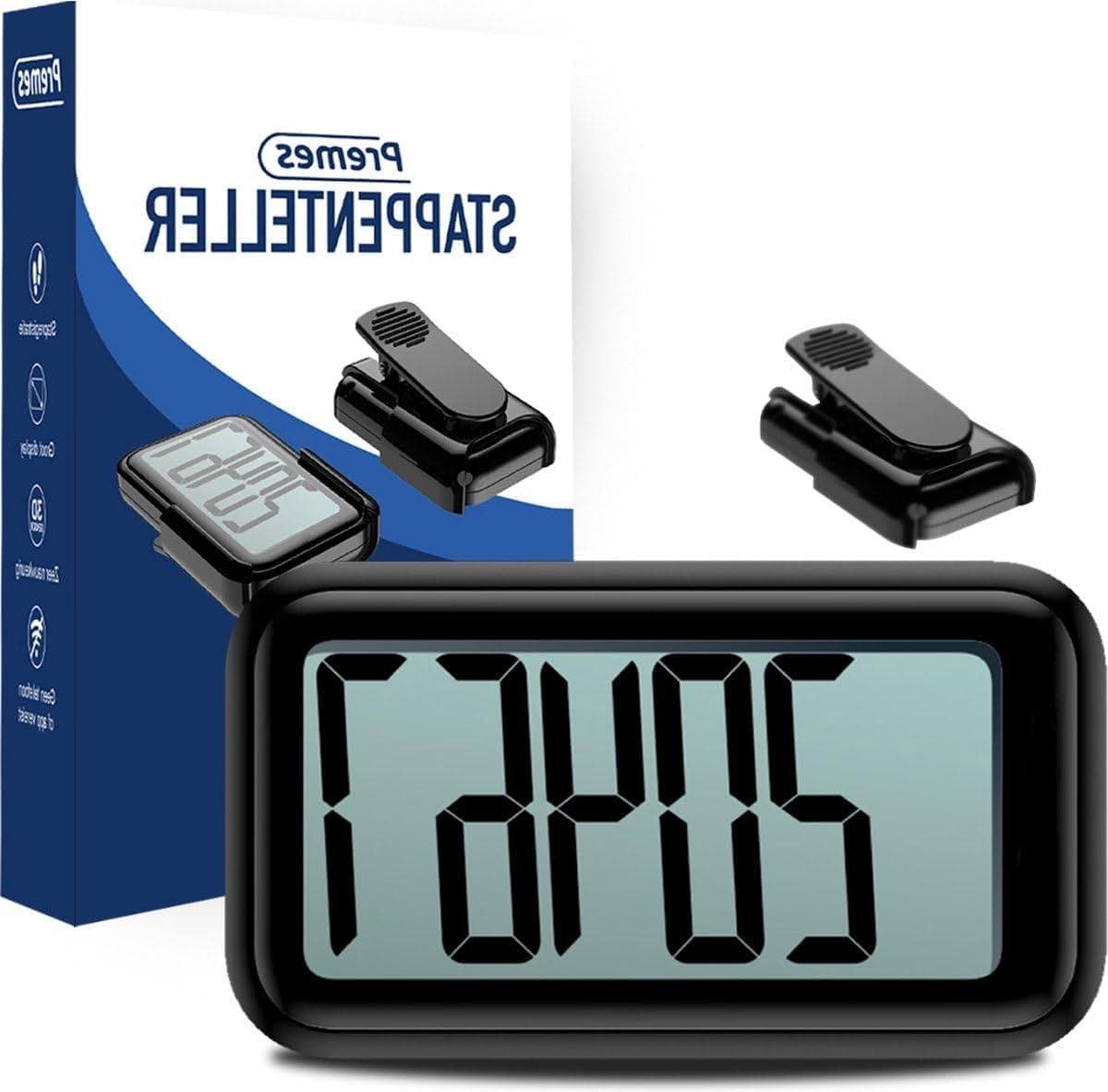 Stappenteller - Activity Tracker - Gezond Leven - Compact Met Clip - Compact - Zwart