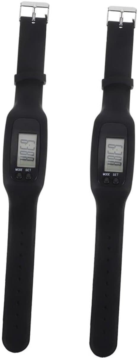 Fitness Tracker - Stappenteller Activiteit - Dagelijks Meten - Lichtgewicht Siliconen - Zwart