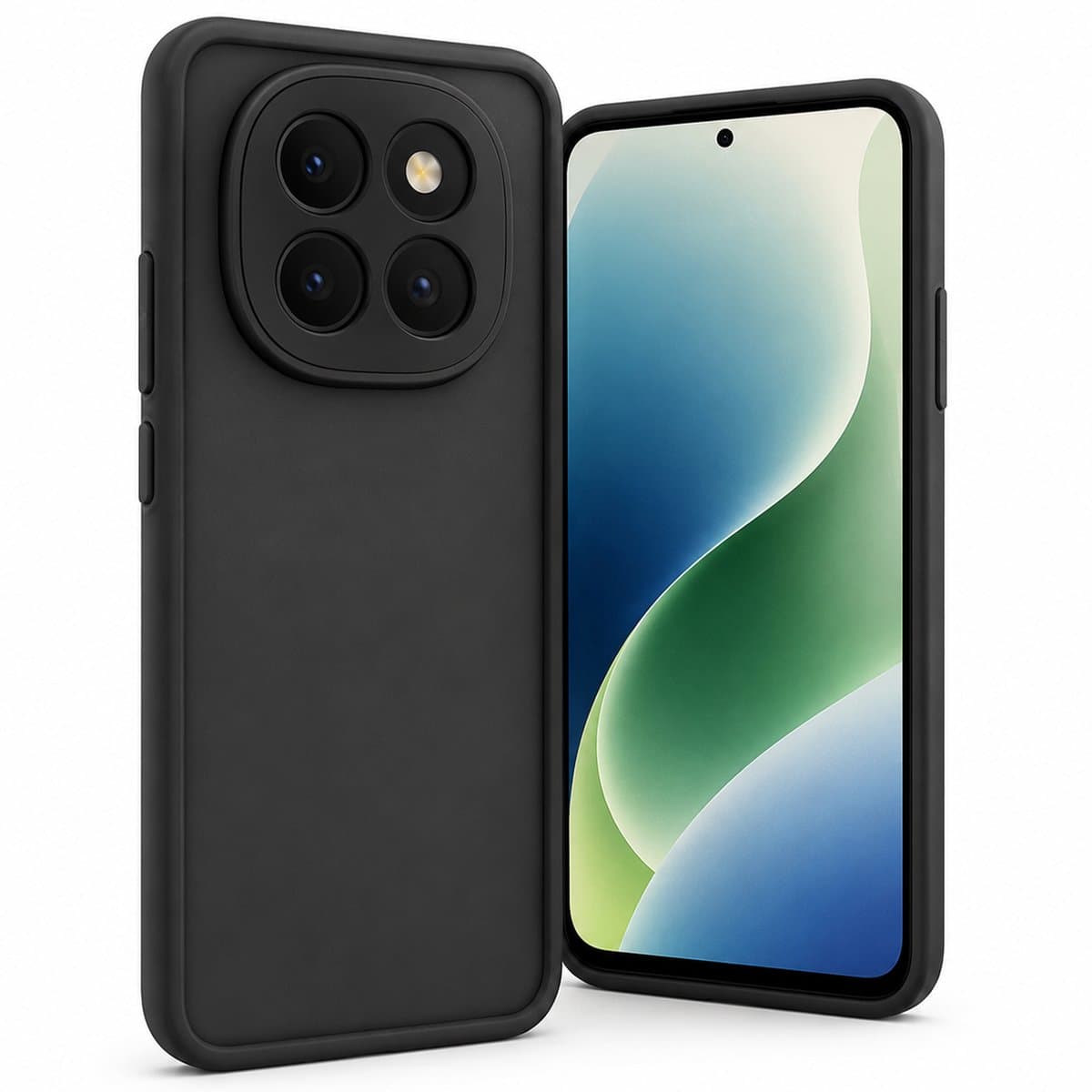 Geschikt voor Xiaomi Redmi Note 15 Pro 5G Hoesje - Siliconen Maate Back Cover - Zwart