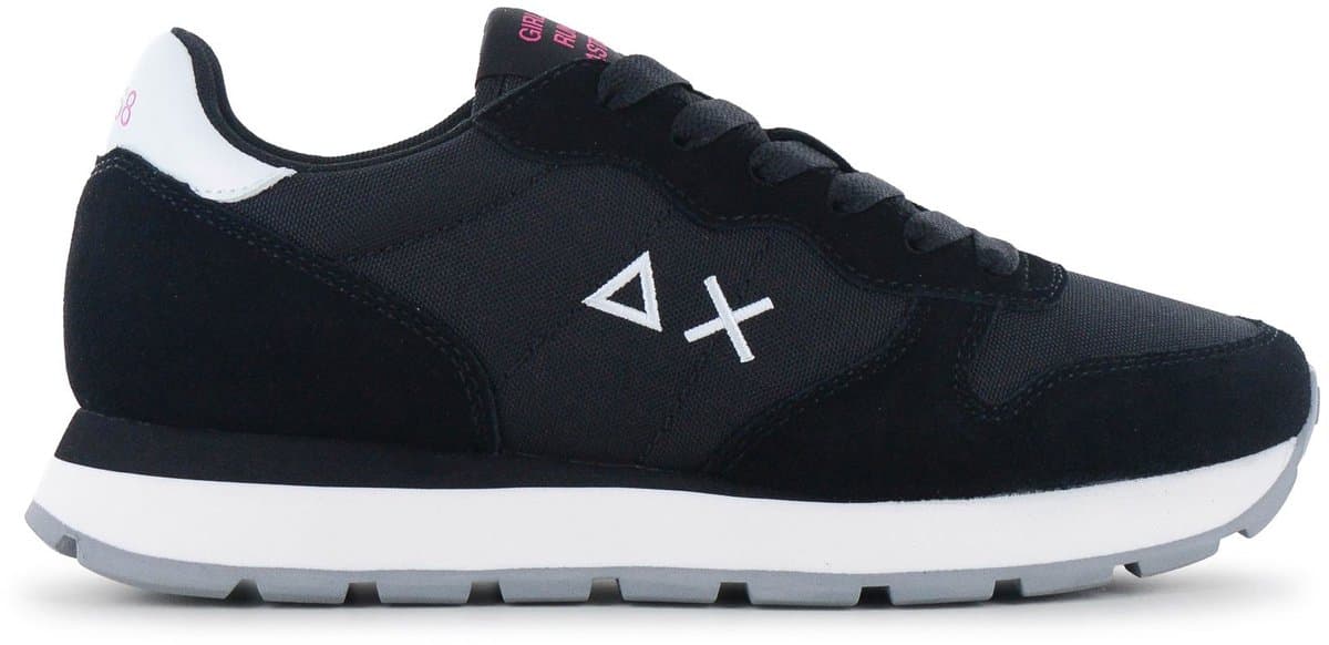 SUN68 Ally Solid - Dames Sneakers Schoenen Zwart Z46201-11 , Maat: EU 42