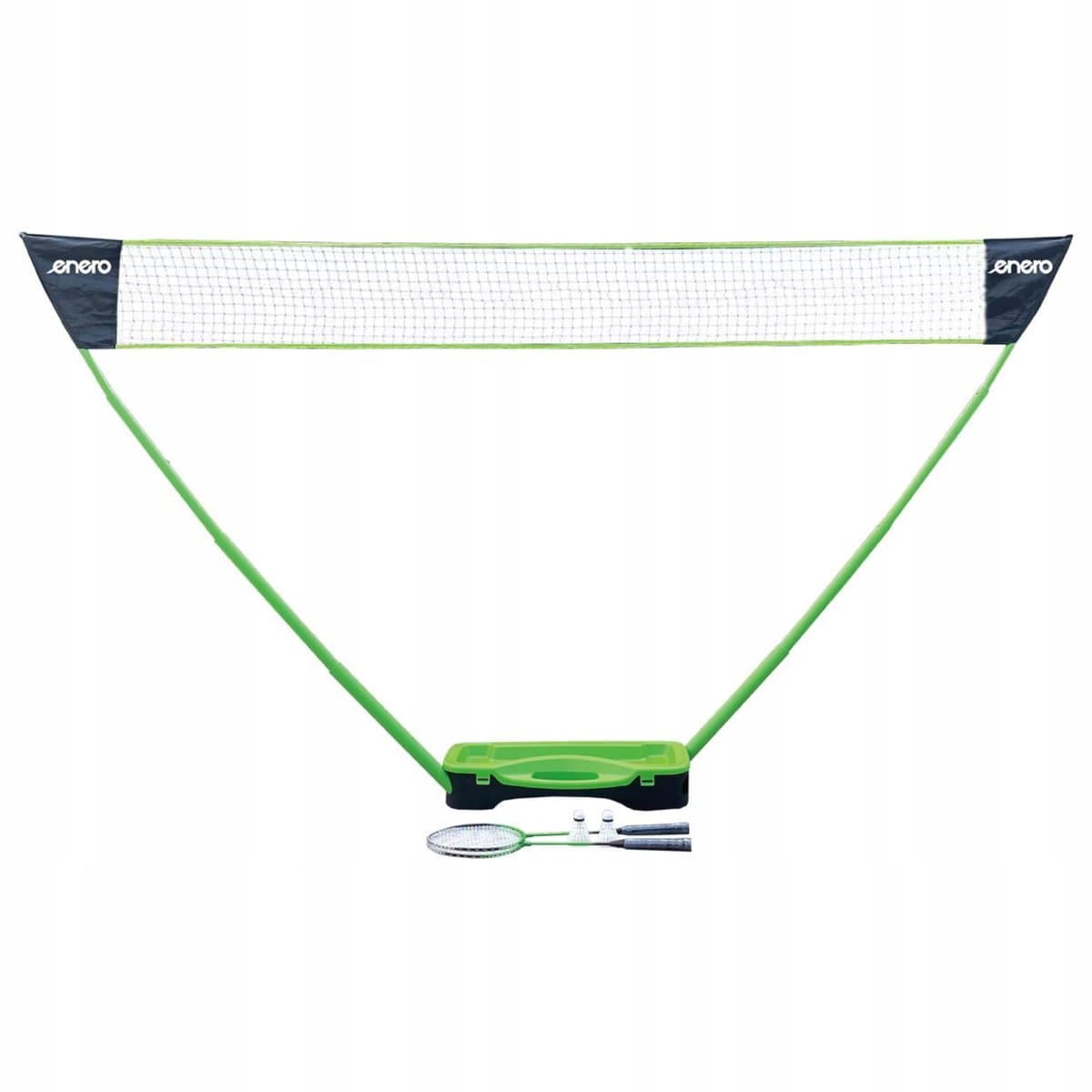 Badminton Set: Net, Paletten, Shuttles - Opvouwbaar voor Tuin & Strand