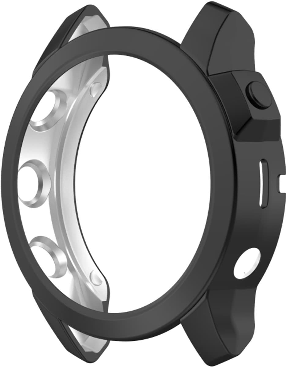 Voor Garmin Fenix 7 Shockproof TPU -horlogekas (zwart)