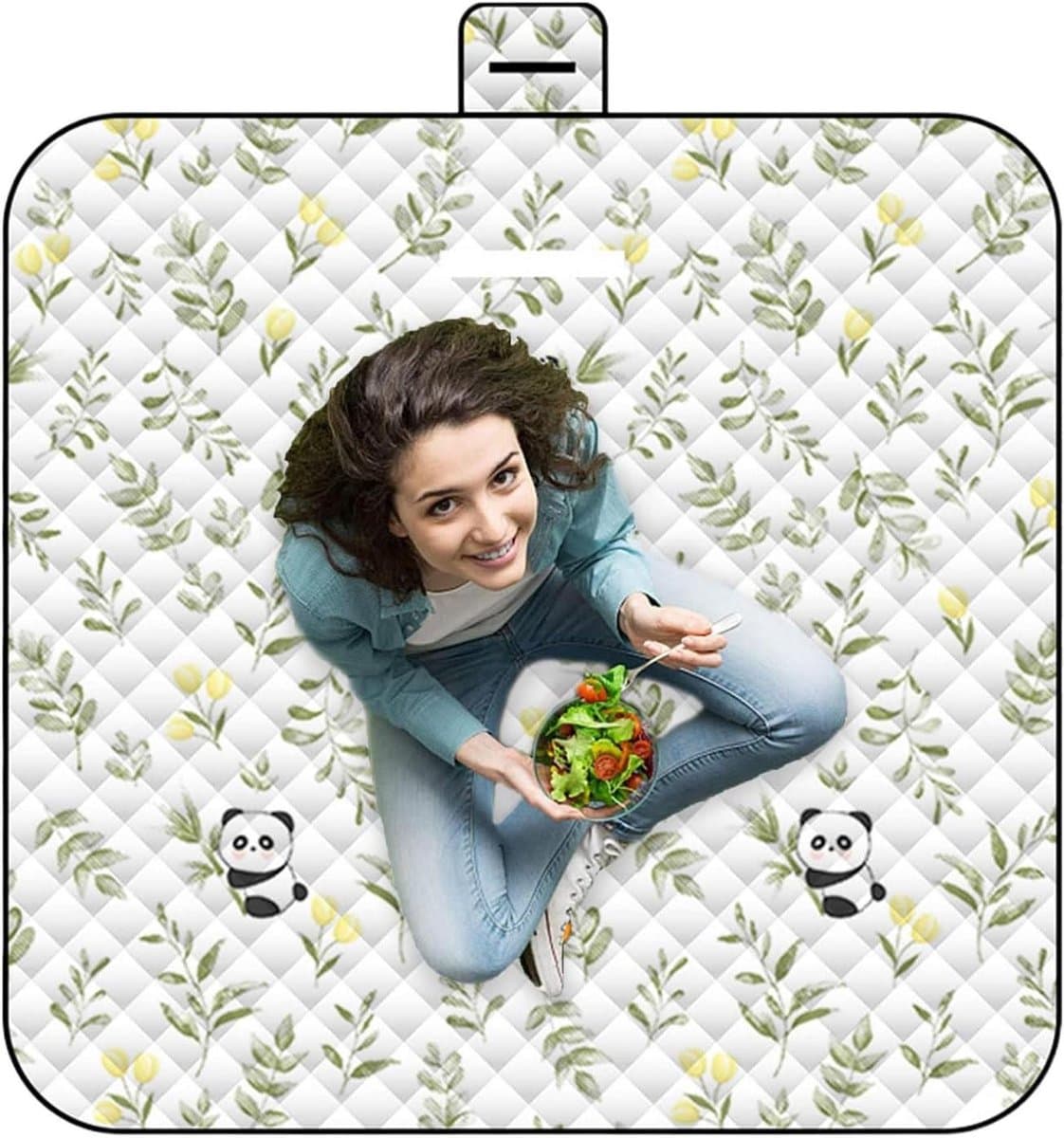 Waterdicht Picknickkleed - Buitenkleed Speelkleed - Ontspannen in de natuur - Schattig dierenpatroon - 150x200 cm - Panda
