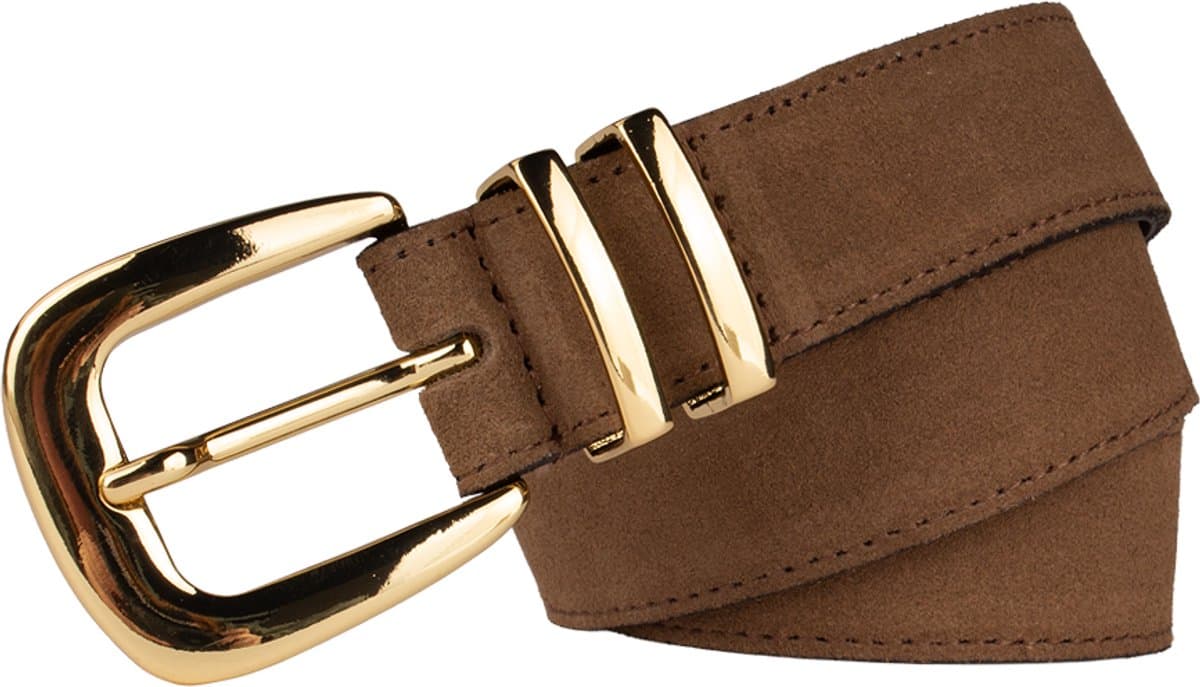 Legend Dames - Leren riem - Taupe - 90cm