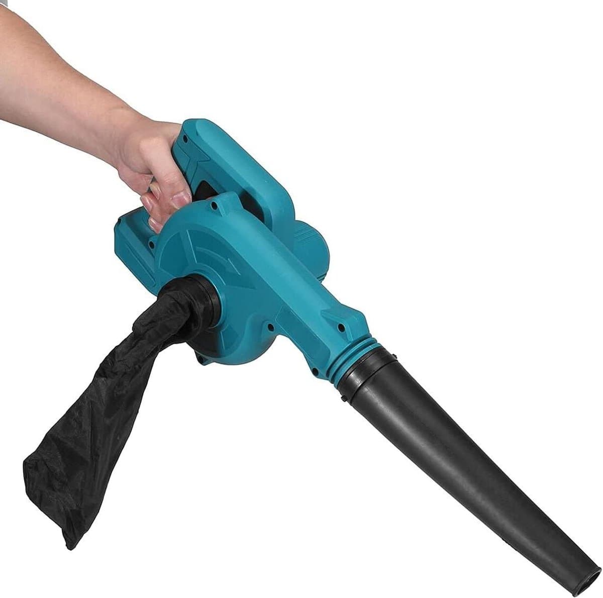 Elektrische Bladblazer - Luchtblazer Stofzuiger - Terrassen Reinigen - Traploze Snelheid - 18 Volt - Blauw