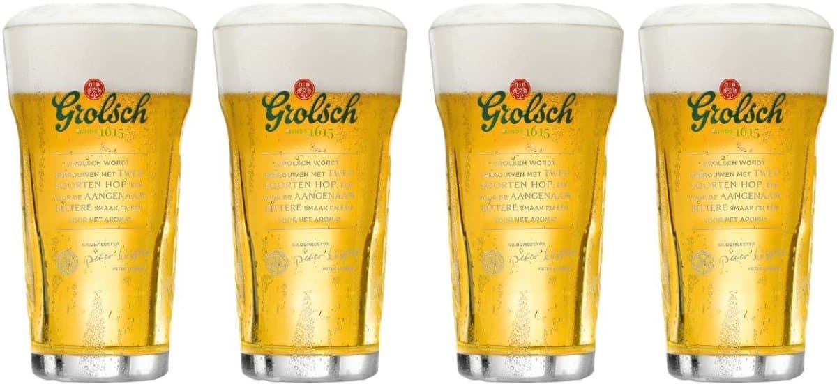 Grolsch Bierglazen Craft - 250 ml - 4 stuks