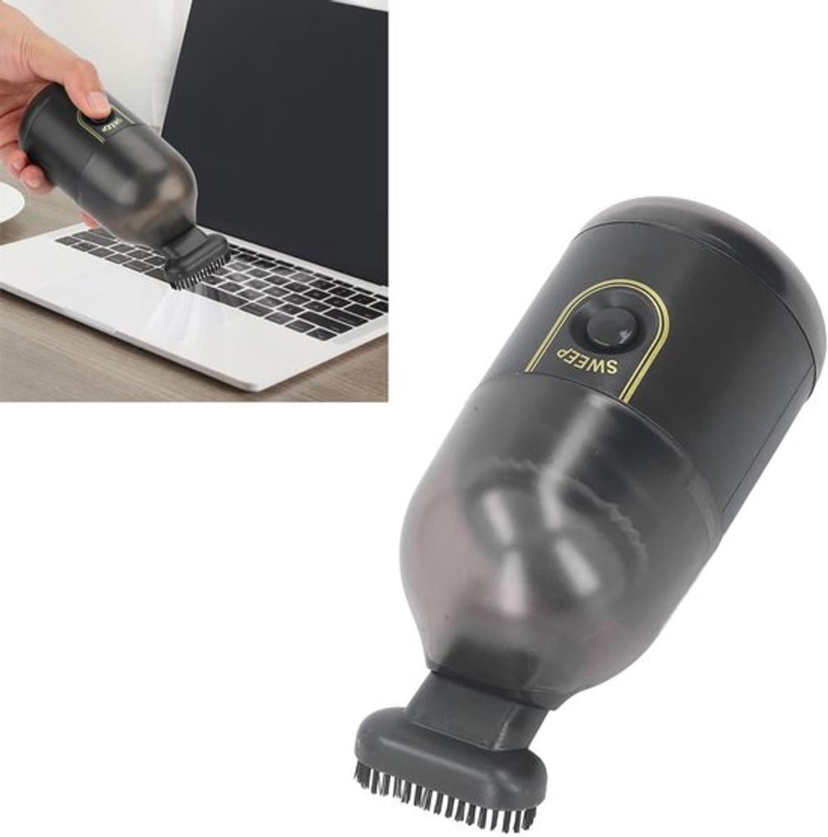 Handstofzuiger, USB Oplaadbaar Of Draagbaar, Mini Draadloze Handstofzuiger, Moeiteloos Stof En Rommel Aanpakken, Perfect Voor Thuis, Auto En Bureau, Kracht In De Palm Van Je Hand(Zwart)