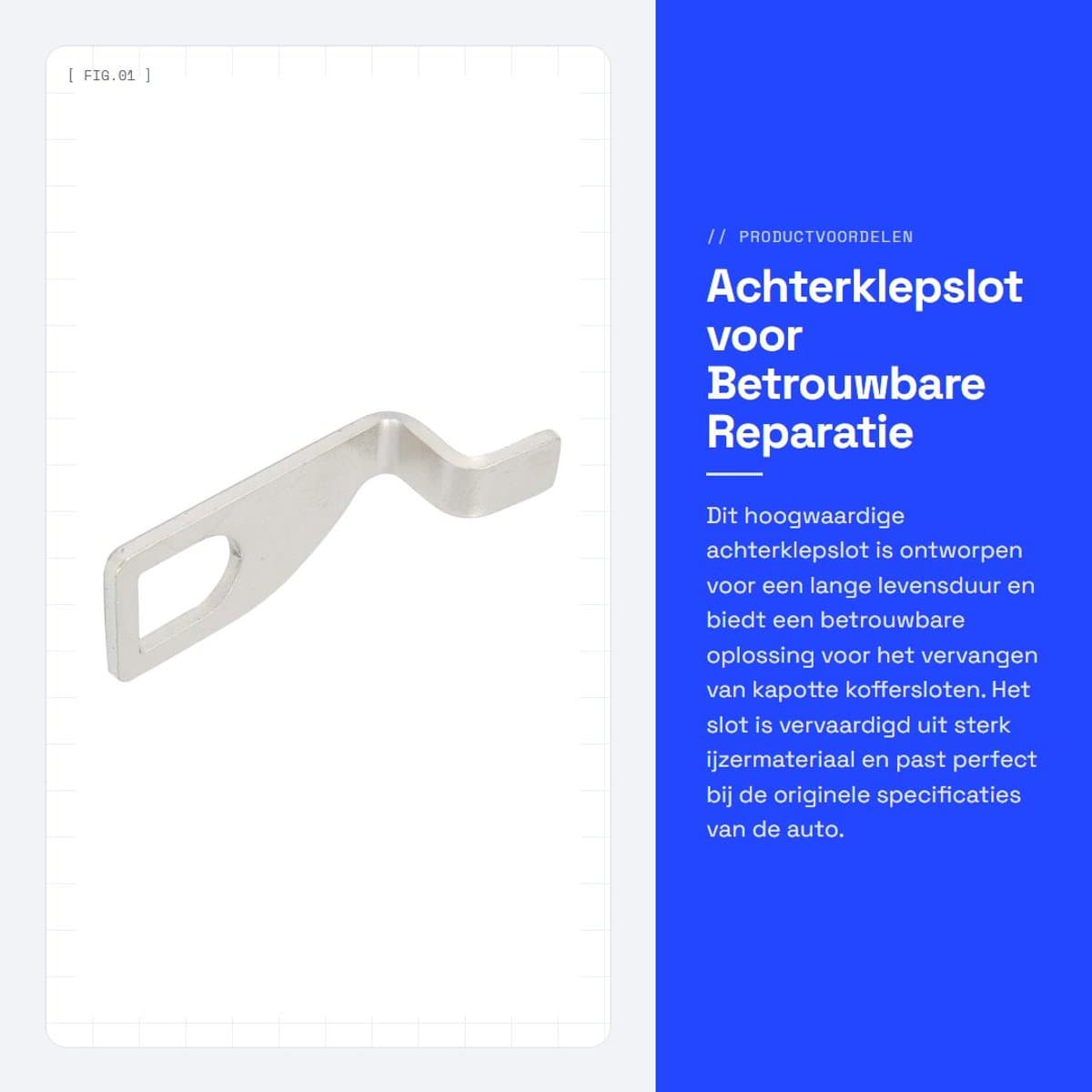 Dailygoods - Achterklepslot voor Betrouwbare Reparatie van Auto's