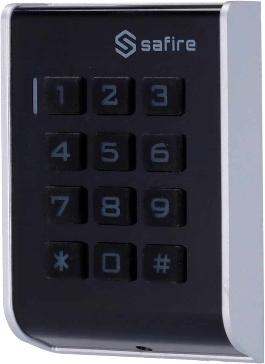 WL4 KPRO-3 stand alone toegangscontrole keypad, RFID kaartlezer, verlichting en geschikt voor binnen