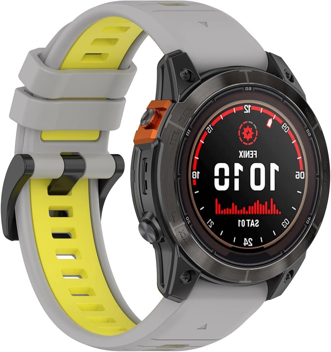 Silicone sportband 20mm voor Garmin Fenix 7S, 5S Plus, 6S Pro en 7S Solar - Comfortabele en duurzame polsband voor actieve gebruikers