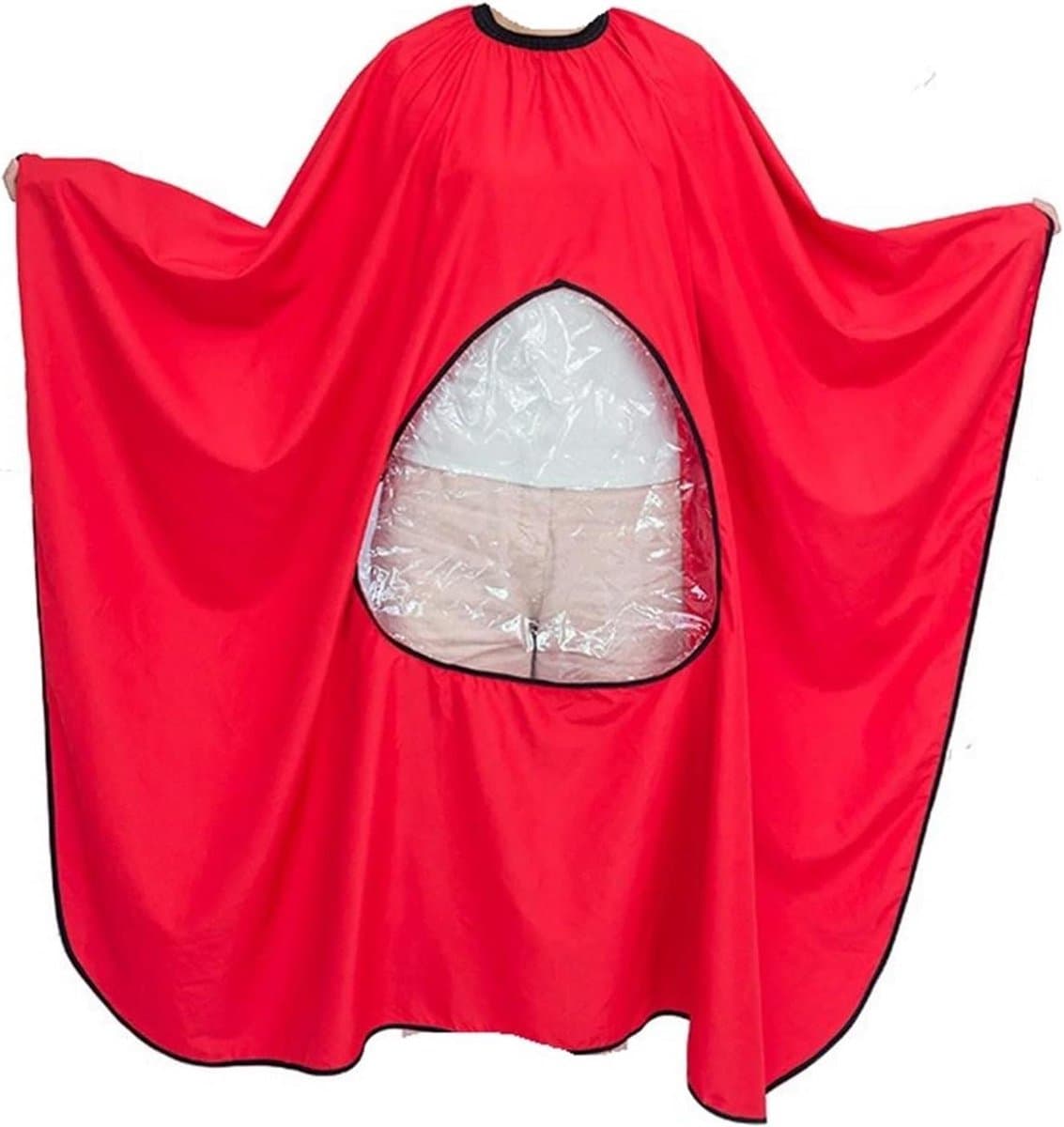 Kapperscape - Haarsnit kleding - Bescherming kleding - Verstelbare halslijn - 140x160 cm - Helder