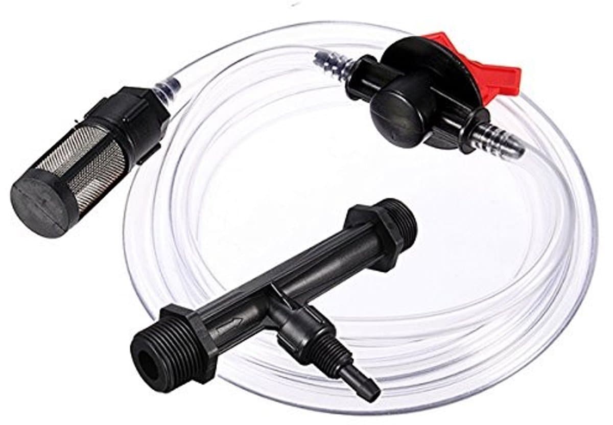 Dailygoods- Meststofkit Compact Injectie-apparaat - 1/2 inch Inlaat/uitlaat - Waterslang - Flow-controller - Filter - Technisch Plastic - Irrigatiesysteem