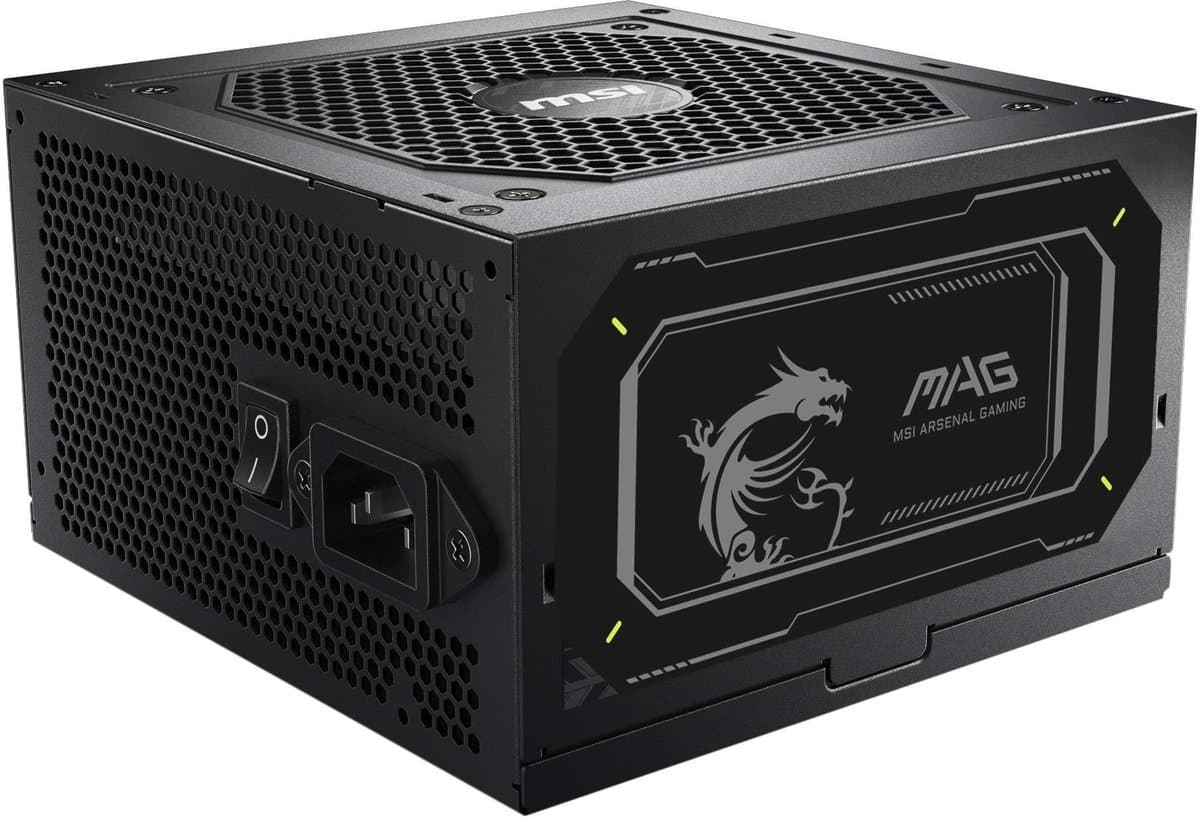 MSI MAG A750GL PCIE5 II voeding 750 W 20+4-pins ATX zwart