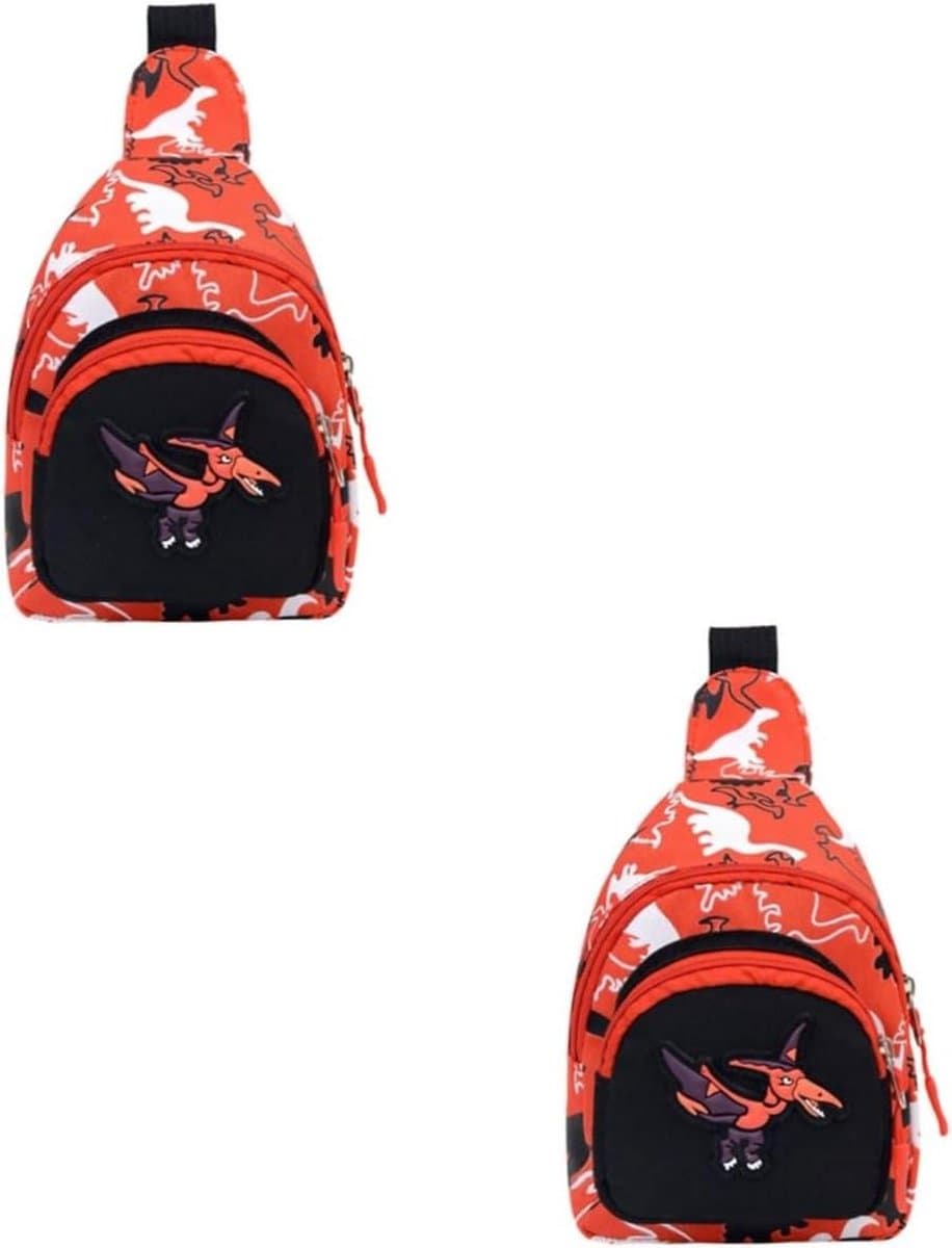 Kinder Portemonnee - Heuptasje Jongens - Foto Leuk - Cartoon Patroon - 14 x 14 x 18 cm - Meerdere Kleuren
