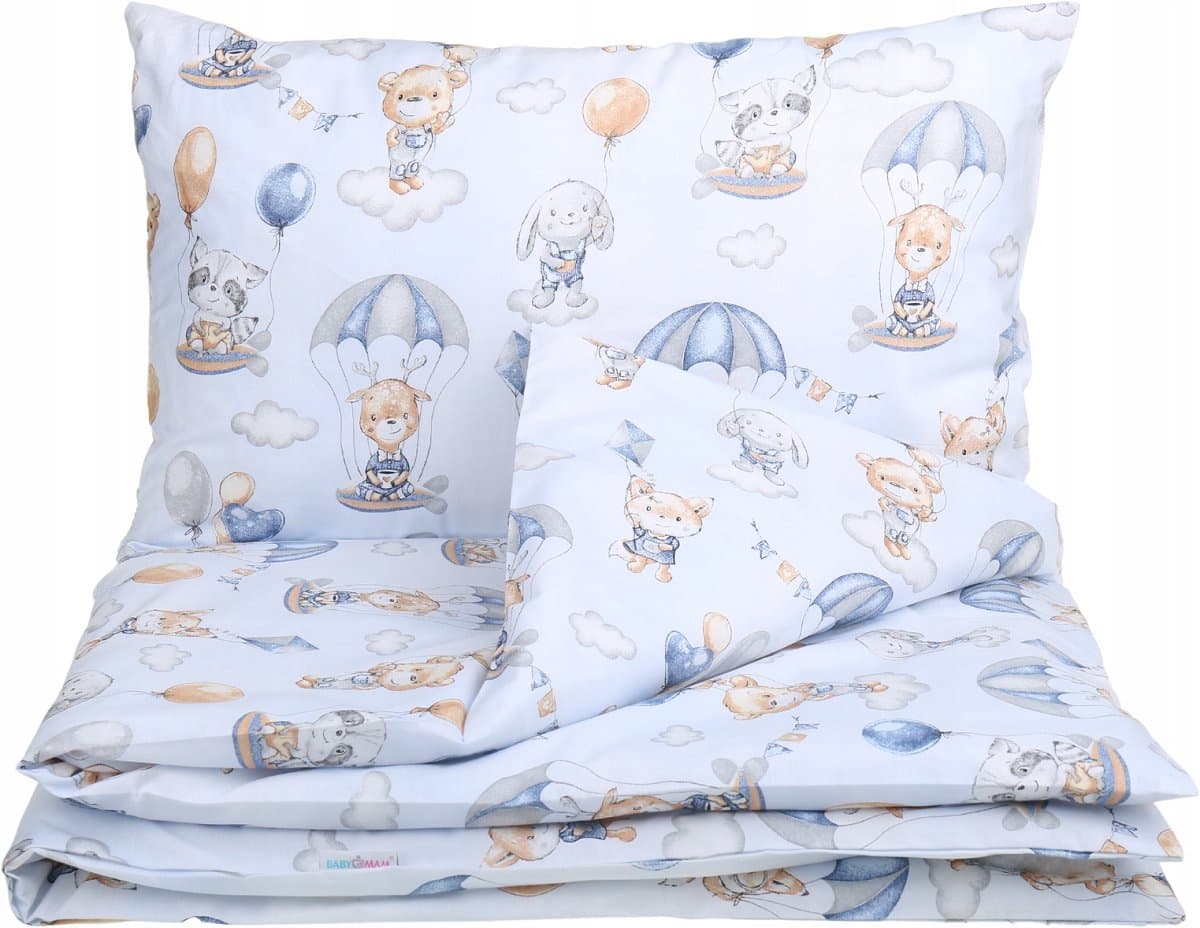 Babymam Kinderledikant beddengoed 2-delig 120x90cm Katoen