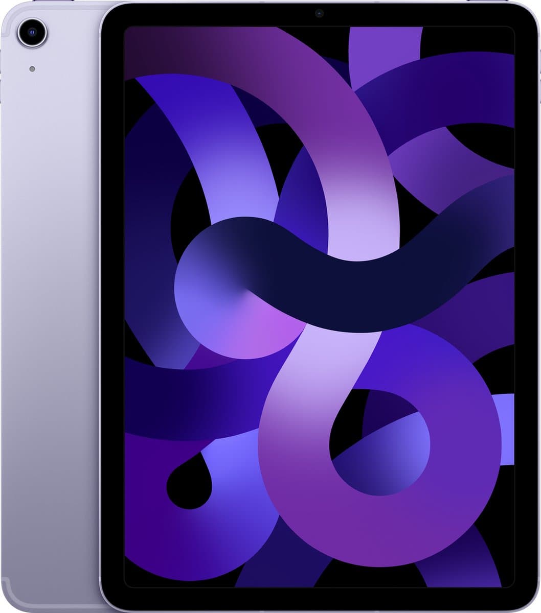 Apple iPad Air (2022) - 10.9 inch - WiFi + 5G - 256GB - Paars - 5e generatie