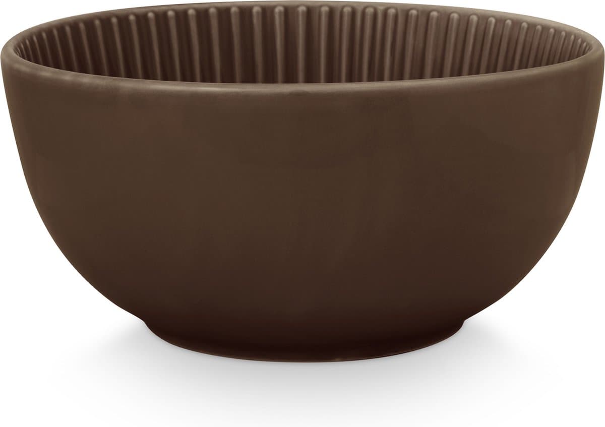 vtwonen Kom- Rond - Bruin - 20.5cm
