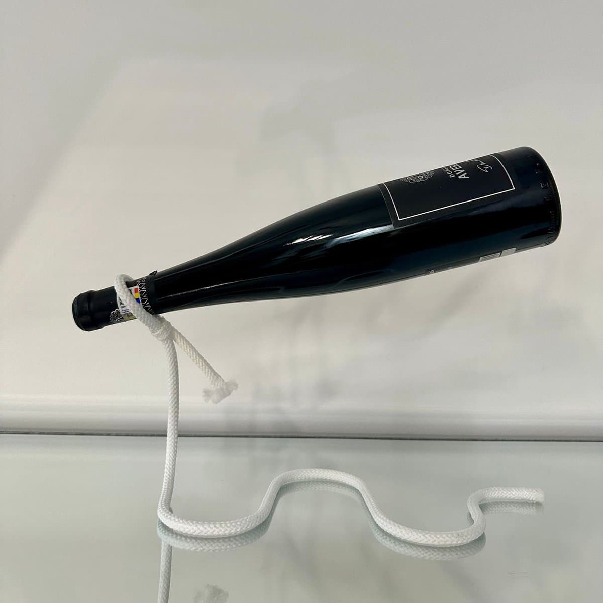 Wijn Fles Houder Touw, Wijn Houder, Touw Vorm, Wit, Wijnrek, Perfect Cadeau, Creatieve Decoratie