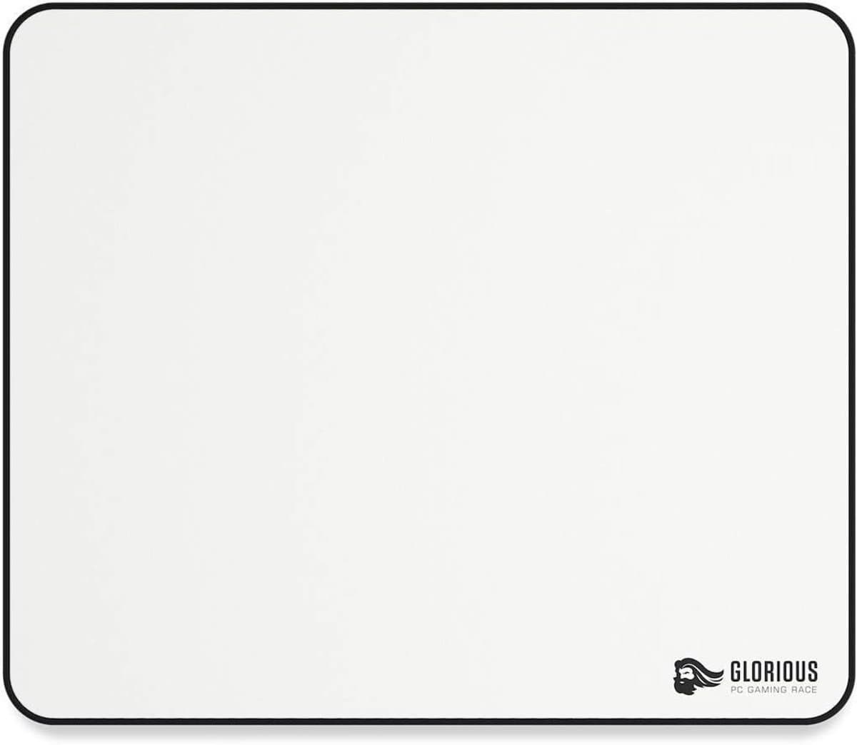 Groot Gaming Mousepad - Glad oppervlak, Antislip, Machinewasbaar - Wit - 1 stuk