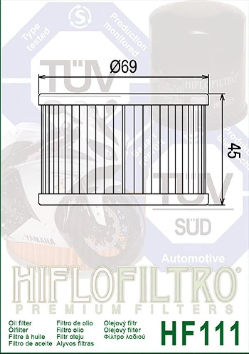 Filtre à huile Hiflofiltro pour Moto Honda 400 Cm T 1979 à 1981 Neuf