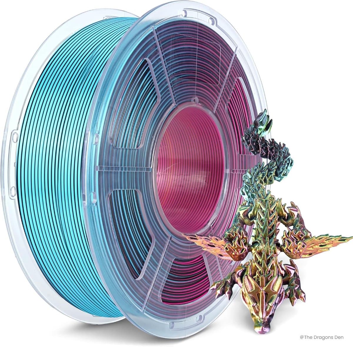 Zijde PLA Filament 1.75mm voor 3D Printer - 1kg Spoel met 360 Graden Kleurverandering