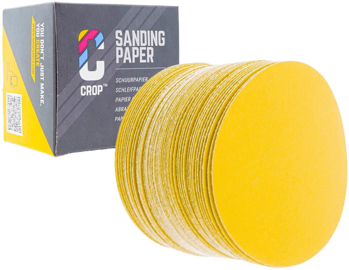 CROP Gold Schuurschijf 75mm korrel 120 - 50 stuks