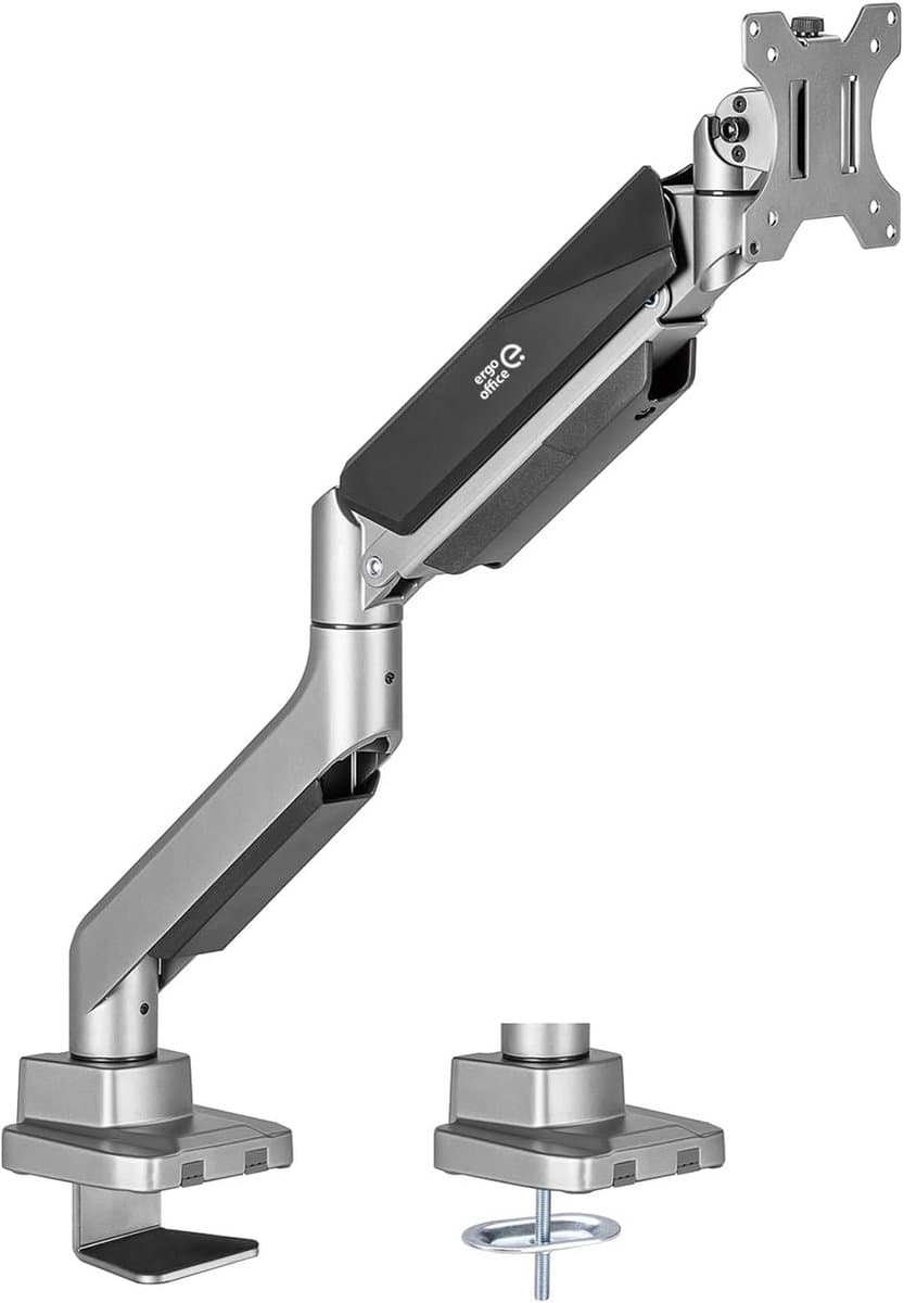 Monitor Arm Enkelvoudig met Gasveer voor Scherm 17-35 Inch Verstevigd Aluminium