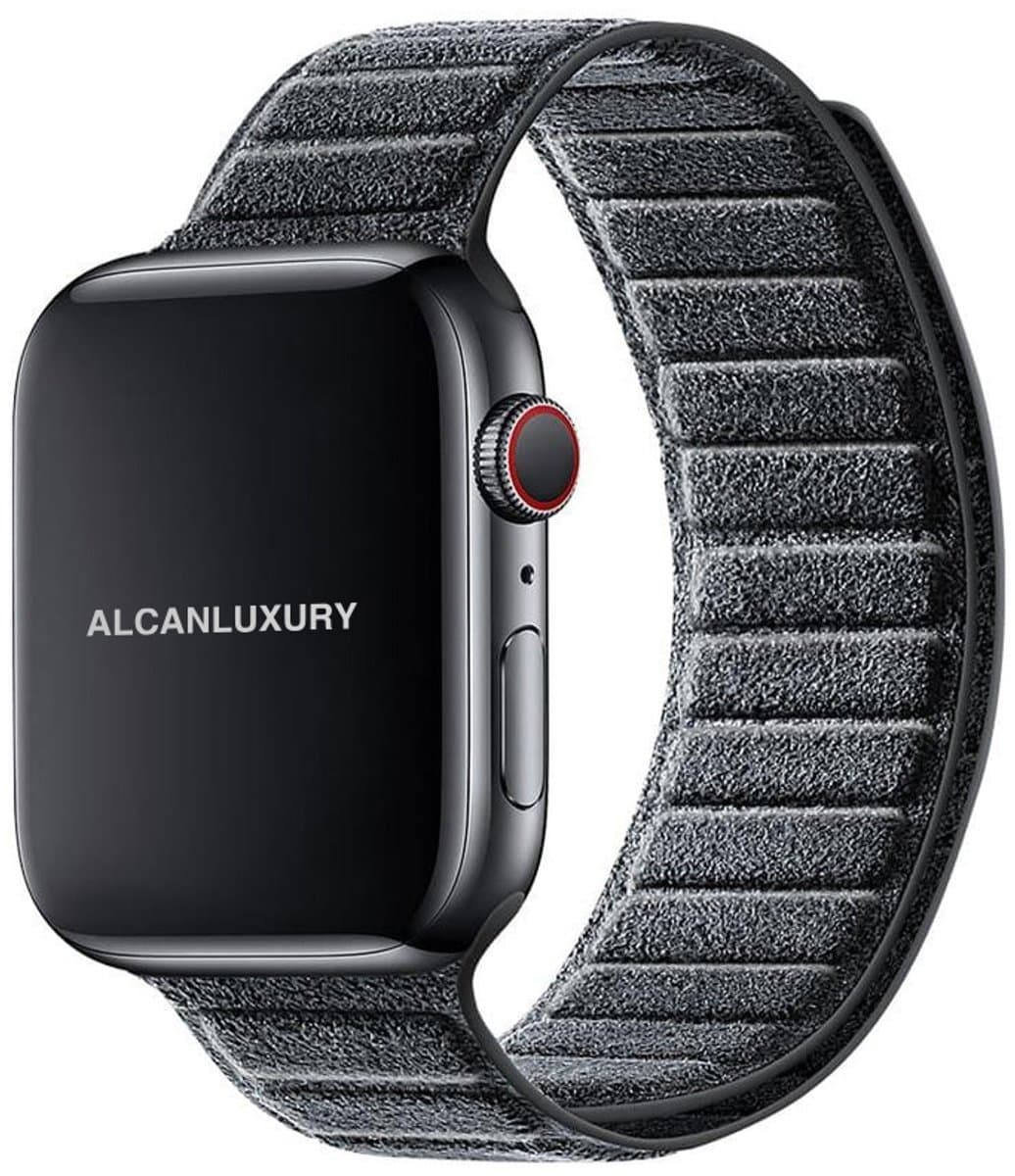 Alcanluxury Alcantara Apple Watch band 38/40/41/42 mm - Space Grey