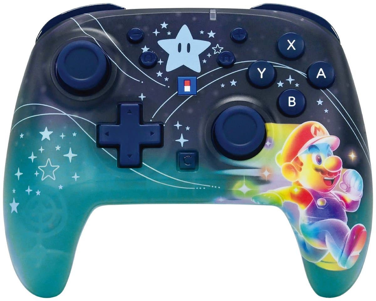 HORI - HORIPAD Turbo draadloze controller voor Nintendo Switch 2 - Mario Galaxy - Officieel gelicentieerd door Nintendo