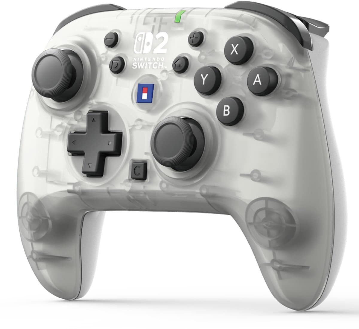 HORI - HORIPAD Turbo draadloze controller voor Nintendo Switch 2 - Wit - Officieel gelicentieerd door Nintendo